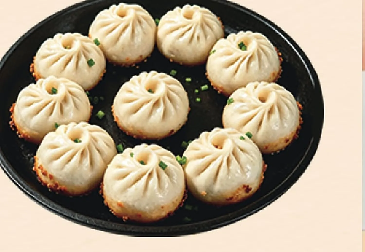 Mini xiao long bao grillés